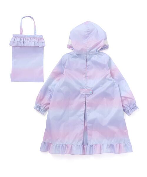 SLAP SLIP / スラップ スリップ その他 | 【お揃い】収納トートバッグ付フリルリボンオーロラレインコート(95~135cm) | 詳細11