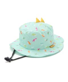 SLAP SLIP / スラップ スリップ ハット | 【UVカット】トゲトゲトサカ日よけ付き恐竜総柄サファリハット(50~54cm)