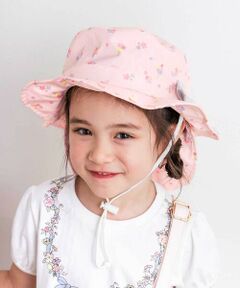 SLAP SLIP / スラップ スリップ ハット | 【UVカット】フラワーブリム日よけ付き花柄サファリハット(50~54cm)
