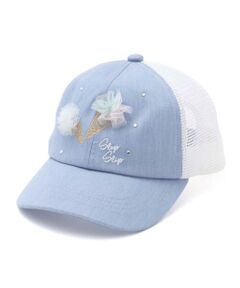 SLAP SLIP / スラップ スリップ ハット | チュールアイスクリームキラキラホットフィックスメッシュキャップ(52~54cm)