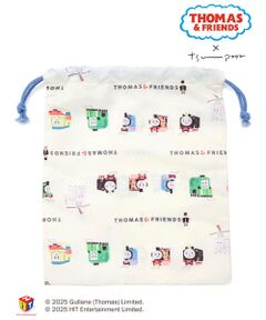 SLAP SLIP / スラップ スリップ ポーチ | 【きかんしゃトーマス×つむぱぱ×SLAPSLIP】THOMAS＆FRIENDS総柄きんちゃく袋