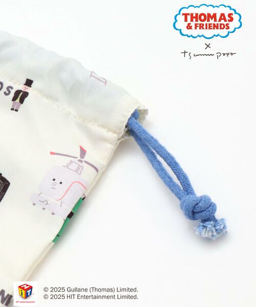 SLAP SLIP / スラップ スリップ ポーチ | 【きかんしゃトーマス×つむぱぱ×SLAPSLIP】THOMAS＆FRIENDS総柄きんちゃく袋 | 詳細5