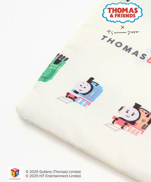 SLAP SLIP / スラップ スリップ ポーチ | 【きかんしゃトーマス×つむぱぱ×SLAPSLIP】THOMAS＆FRIENDS総柄きんちゃく袋 | 詳細6