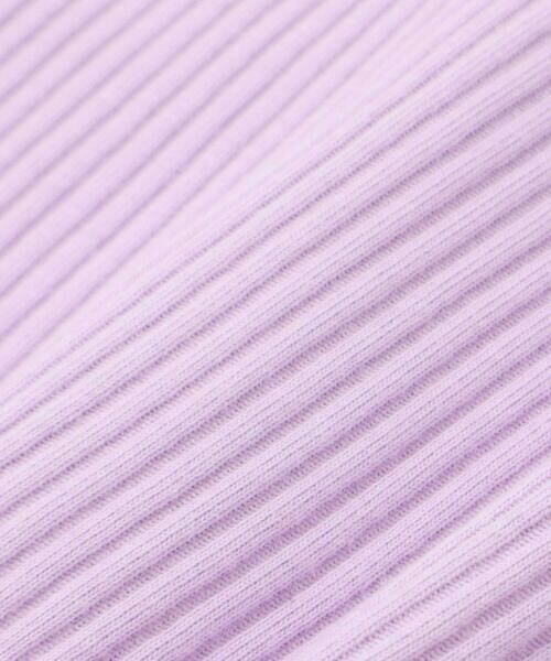 SLAP SLIP / スラップ スリップ Tシャツ | 無地ボーダーワンポイント刺しゅう縁メロウTシャツ(80~130cm) | 詳細6