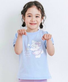 SLAP SLIP / スラップ スリップ Tシャツ | ウサギネコクマアニマルパッチ刺しゅうプリントパフスリーブTシャツ(80~130cm)