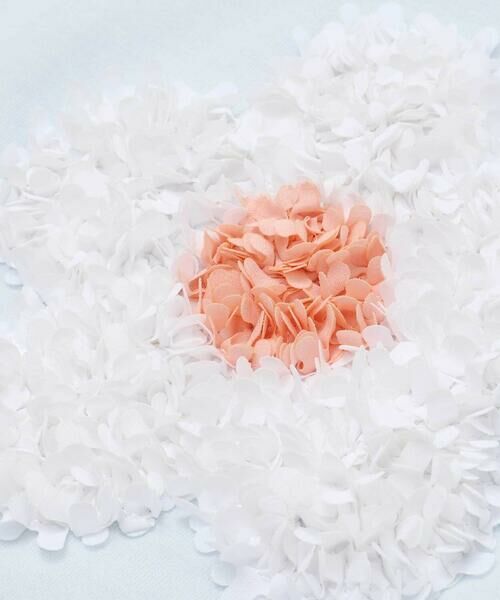 SLAP SLIP / スラップ スリップ Tシャツ | くしゅくしゅシフォンお花ウサギモチーフTシャツ(80~130cm) | 詳細11