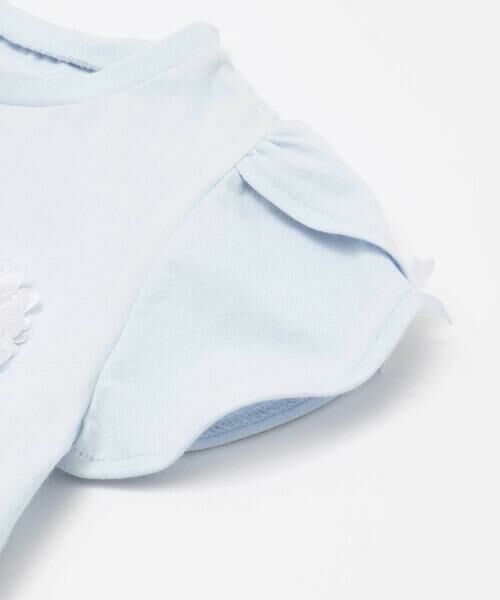 SLAP SLIP / スラップ スリップ Tシャツ | くしゅくしゅシフォンお花ウサギモチーフTシャツ(80~130cm) | 詳細12