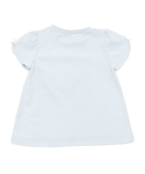 SLAP SLIP / スラップ スリップ Tシャツ | くしゅくしゅシフォンお花ウサギモチーフTシャツ(80~130cm) | 詳細8