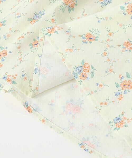 SLAP SLIP / スラップ スリップ Tシャツ | 【お揃い】リボン付き花柄ドッキングTシャツ(80~130cm) | 詳細7