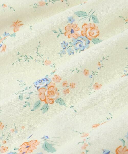 SLAP SLIP / スラップ スリップ Tシャツ | 【お揃い】リボン付き花柄ドッキングTシャツ(80~130cm) | 詳細8