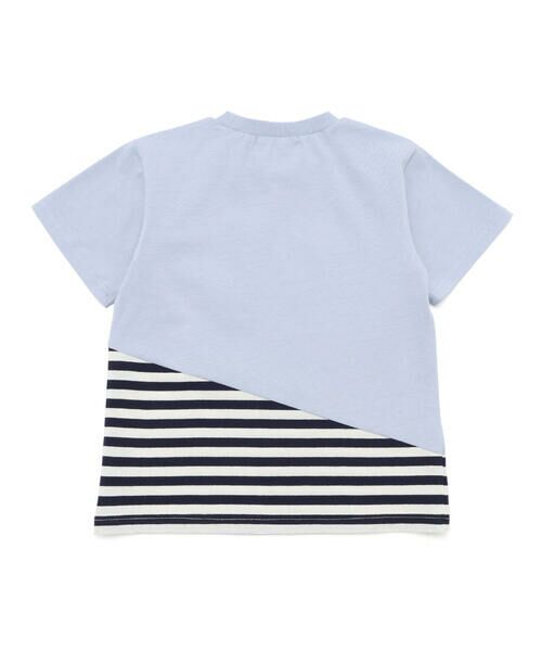 SLAP SLIP / スラップ スリップ Tシャツ | 恐竜アニマルうみのいきものデニムポケット付き切り替えTシャツ(80~130cm) | 詳細6