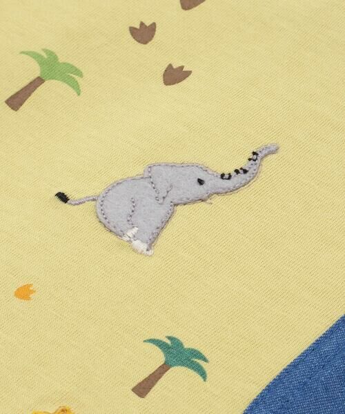SLAP SLIP / スラップ スリップ Tシャツ | 恐竜アニマルうみのいきものデニムポケット付き切り替えTシャツ(80~130cm) | 詳細11