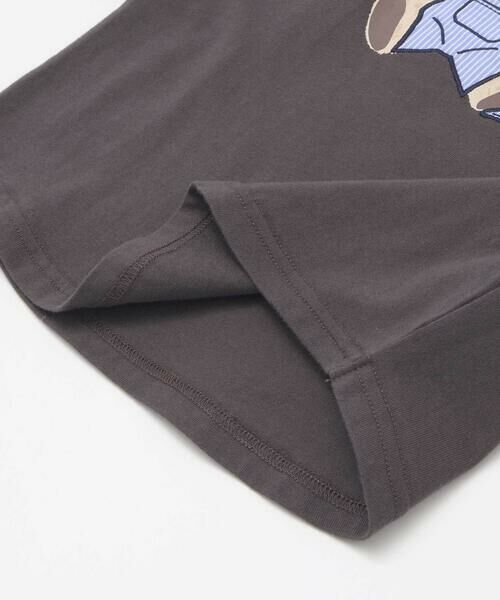 SLAP SLIP / スラップ スリップ Tシャツ | 【お揃い】クマモチーフ無地ボーダーTシャツ(80~130cm) | 詳細19