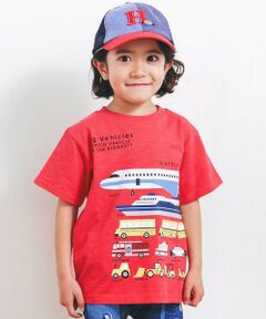 SLAP SLIP / スラップ スリップ Tシャツ | 恐竜アニマルのりものドドーンとビッグプリントTシャツ(80~130cm)