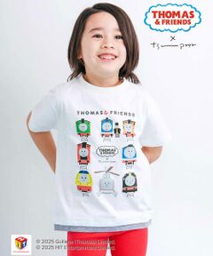 SLAP SLIP / スラップ スリップ Tシャツ | 【きかんしゃトーマス×つむぱぱ×SLAPSLIP】ギュギュっとTHOMAS＆FRIENDSプリント半袖Tシャツ(80~120cm)