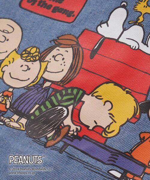 SLAP SLIP / スラップ スリップ ミニ丈・ひざ丈ワンピース | 【PEANUTS×SLAP SLIP】75周年プリントシャツワンピース(80~130cm) | 詳細17