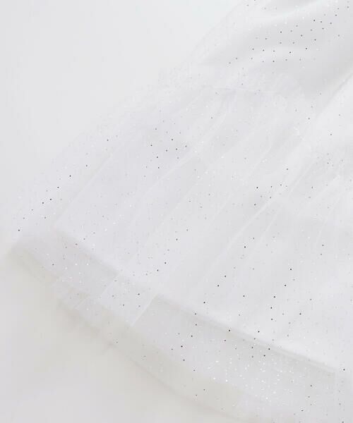 SLAP SLIP / スラップ スリップ ミニ丈・ひざ丈ワンピース | 【お揃い】キラキラドットラメチュールドッキングワンピース(80~130cm) | 詳細11