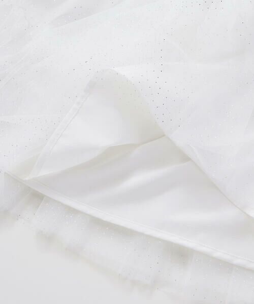 SLAP SLIP / スラップ スリップ ミニ丈・ひざ丈ワンピース | 【お揃い】キラキラドットラメチュールドッキングワンピース(80~130cm) | 詳細12