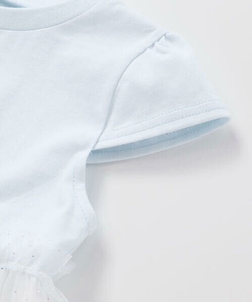 SLAP SLIP / スラップ スリップ ミニ丈・ひざ丈ワンピース | 【お揃い】キラキラドットラメチュールドッキングワンピース(80~130cm) | 詳細9