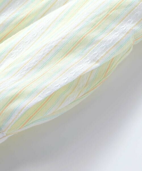 SLAP SLIP / スラップ スリップ ミニ丈・ひざ丈ワンピース | 【お揃い】裾フリルドッキングマルチストライプワンピース(80~130cm) | 詳細12