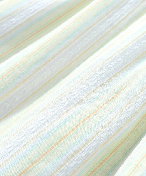 SLAP SLIP / スラップ スリップ ミニ丈・ひざ丈ワンピース | 【お揃い】裾フリルドッキングマルチストライプワンピース(80~130cm) | 詳細15