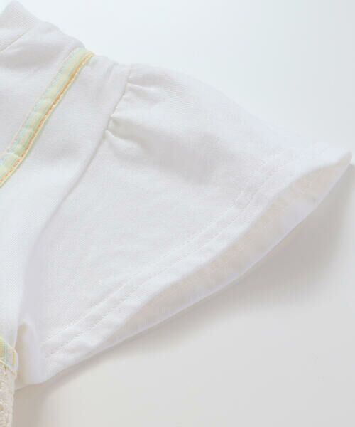 SLAP SLIP / スラップ スリップ ミニ丈・ひざ丈ワンピース | 【お揃い】裾フリルドッキングマルチストライプワンピース(80~130cm) | 詳細8