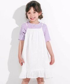 限定値下げ_fish&kidsワンピース 4-5y 新品 ボーデン カラフル花柄 キャミワンピース 4-5Y海やリゾート