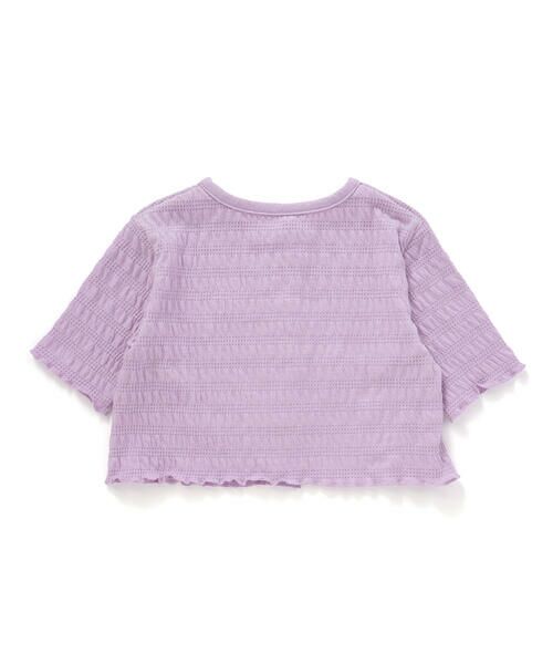 SLAP SLIP / スラップ スリップ ミニ丈・ひざ丈ワンピース | お花刺しゅうカーディガン+肩リボンキャミソールワンピース2点セット(90~130cm) | 詳細12