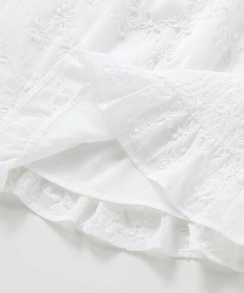 SLAP SLIP / スラップ スリップ ミニ丈・ひざ丈ワンピース | お花刺しゅうカーディガン+肩リボンキャミソールワンピース2点セット(90~130cm) | 詳細15