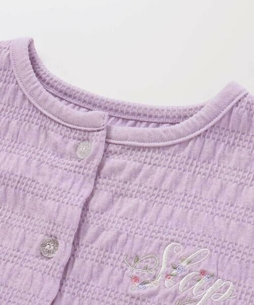 SLAP SLIP / スラップ スリップ ミニ丈・ひざ丈ワンピース | お花刺しゅうカーディガン+肩リボンキャミソールワンピース2点セット(90~130cm) | 詳細17