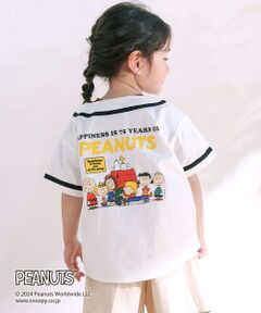 SLAP SLIP / スラップ スリップ シャツ・ブラウス | 【PEANUTS×SLAP SLIP】75周年ユニフォーム風ラインシャツ(80~130cm)