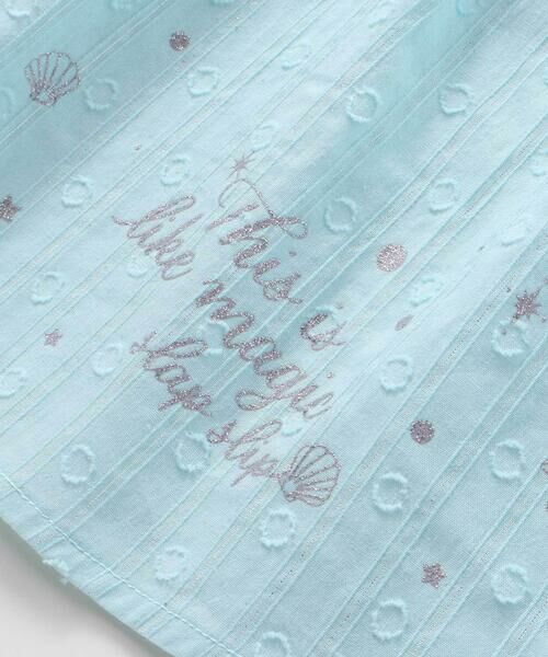 SLAP SLIP / スラップ スリップ シャツ・ブラウス | 【お揃い】襟付き袖リボンキラキラ裾プリントチュニック(80~130cm) | 詳細3