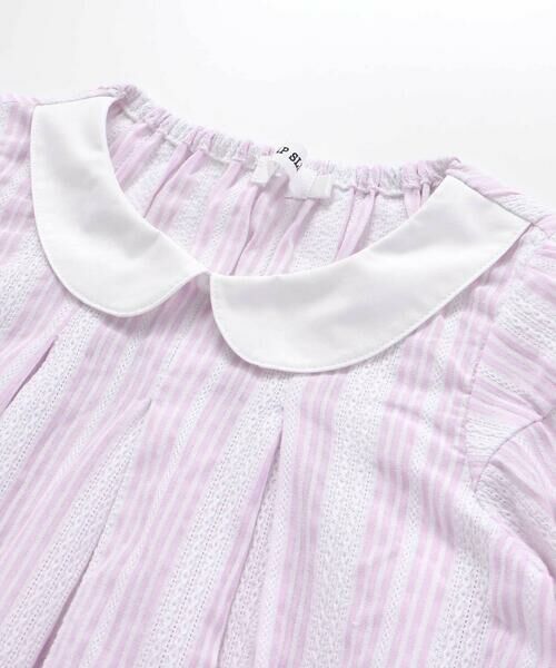 SLAP SLIP / スラップ スリップ シャツ・ブラウス | 【お揃い】襟付き袖リボンキラキラ裾プリントチュニック(80~130cm) | 詳細10