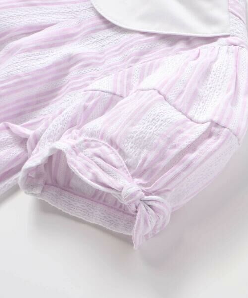 SLAP SLIP / スラップ スリップ シャツ・ブラウス | 【お揃い】襟付き袖リボンキラキラ裾プリントチュニック(80~130cm) | 詳細12