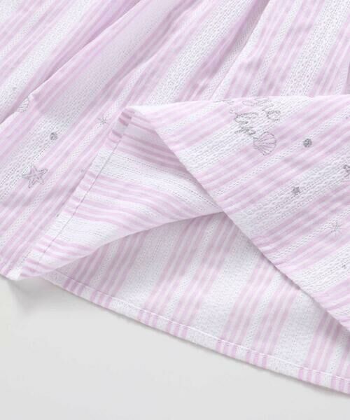 SLAP SLIP / スラップ スリップ シャツ・ブラウス | 【お揃い】襟付き袖リボンキラキラ裾プリントチュニック(80~130cm) | 詳細15