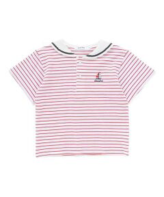 SLAP SLIP / スラップ スリップ ポロシャツ | 【お揃い】セーラー襟ボーダーポロシャツ(80~130cm)