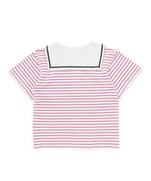 SLAP SLIP / スラップ スリップ ポロシャツ | 【お揃い】セーラー襟ボーダーポロシャツ(80~130cm) | 詳細2