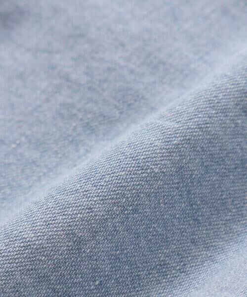 SLAP SLIP / スラップ スリップ デニムパンツ | ウエストリボン裾レースお花シェル刺しゅう7分丈パンツ(90~130cm) | 詳細13