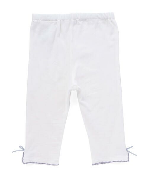 SLAP SLIP / スラップ スリップ レギンス・スパッツ | 無地シェル柄裾スリットリボン付き6分丈レギンス(80~130cm) | 詳細5