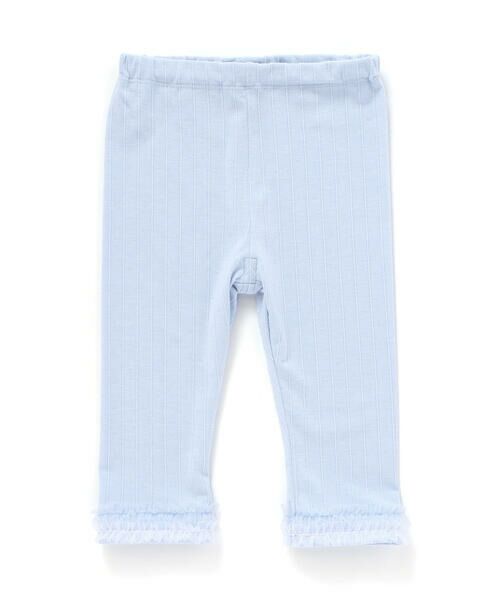 SLAP SLIP / スラップ スリップ レギンス・スパッツ | 裾チュールストライプレース編み6分丈レギンス(80~130cm) | 詳細12