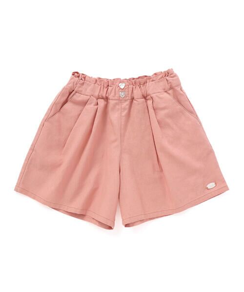 SLAP SLIP / スラップ スリップ ショート・ハーフ・半端丈パンツ | 【お揃い/接触冷感】無地花柄ひまわり麻レーヨンタック入りショートパンツ(90~130cm) | 詳細3