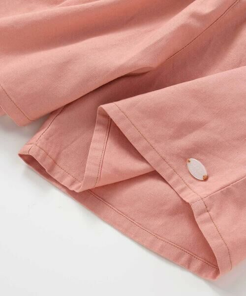 SLAP SLIP / スラップ スリップ ショート・ハーフ・半端丈パンツ | 【お揃い/接触冷感】無地花柄ひまわり麻レーヨンタック入りショートパンツ(90~130cm) | 詳細7