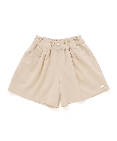 SLAP SLIP / スラップ スリップ ショート・ハーフ・半端丈パンツ | 【お揃い/接触冷感】無地花柄ひまわり麻レーヨンタック入りショートパンツ(90~130cm) | 詳細10