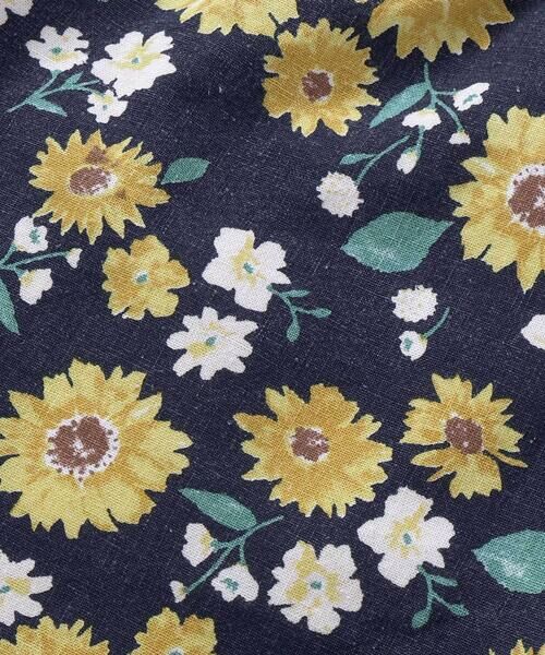 SLAP SLIP / スラップ スリップ ショート・ハーフ・半端丈パンツ | 【お揃い/接触冷感】無地花柄ひまわり麻レーヨンタック入りショートパンツ(90~130cm) | 詳細15