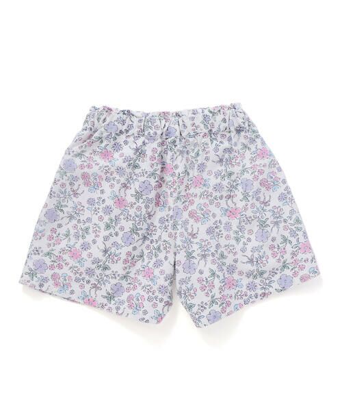 SLAP SLIP / スラップ スリップ ショート・ハーフ・半端丈パンツ | 【お揃い/接触冷感】無地花柄ひまわり麻レーヨンタック入りショートパンツ(90~130cm) | 詳細20