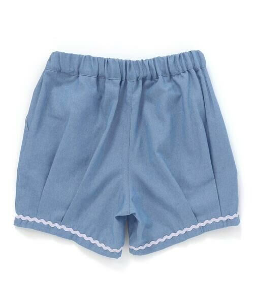 SLAP SLIP / スラップ スリップ ショート・ハーフ・半端丈パンツ | イカリ飾りボタンデニムマリン風ショートパンツ(90~130cm) | 詳細11