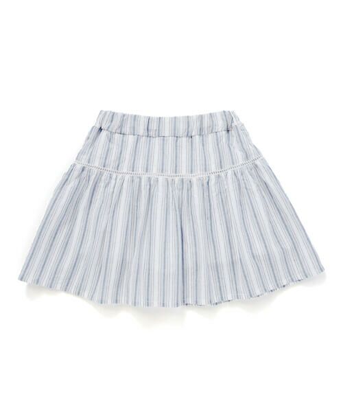 SLAP SLIP / スラップ スリップ ミニ・ひざ丈スカート | 【お揃い】はしごレースマルチストライプスカパン(90~130cm) | 詳細10