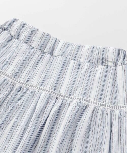 SLAP SLIP / スラップ スリップ ミニ・ひざ丈スカート | 【お揃い】はしごレースマルチストライプスカパン(90~130cm) | 詳細11