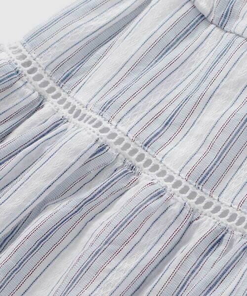 SLAP SLIP / スラップ スリップ ミニ・ひざ丈スカート | 【お揃い】はしごレースマルチストライプスカパン(90~130cm) | 詳細12
