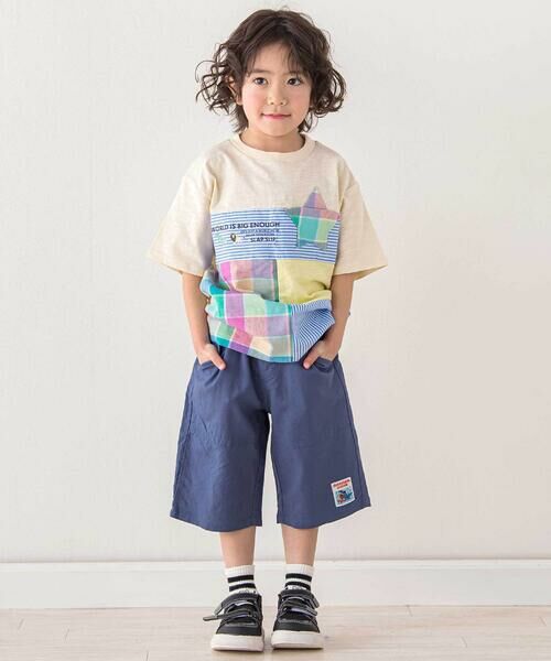 SLAP SLIP / スラップ スリップ ショート・ハーフ・半端丈パンツ | 【お揃い/接触冷感】カラフル麻レーヨン5.5分丈パンツ(80~130cm) | 詳細5